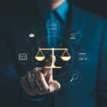 Legal,Professional,With,Justice,Icons.,A,Suited,Legal,Professional,Touches