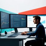 Real-time data analysis on multiple screens at IT services company CNiC Solutions.