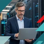 IT professional managing network security and infrastructure in a data center environment.