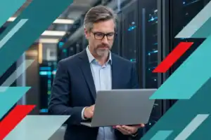 IT professional managing network security and infrastructure in a data center environment.