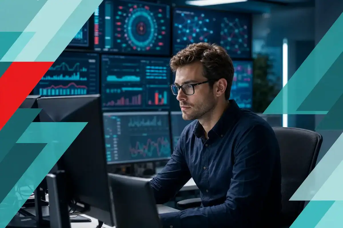 IT professional managing cybersecurity and network infrastructure for Houston businesses.