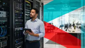 IT professional managing network servers at CNiC Solutions in Houston, TX.
