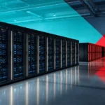 Modern hyperscale cloud data center at night representing the 2026 cloud computing market