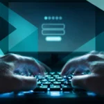 Hands on a backlit keyboard attempting to break into a login, representing an automated brute force attack