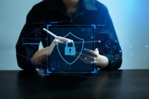 Cybersecurity,And,Privacy,Concepts,To,Protect,Data.,Lock,Icon,And